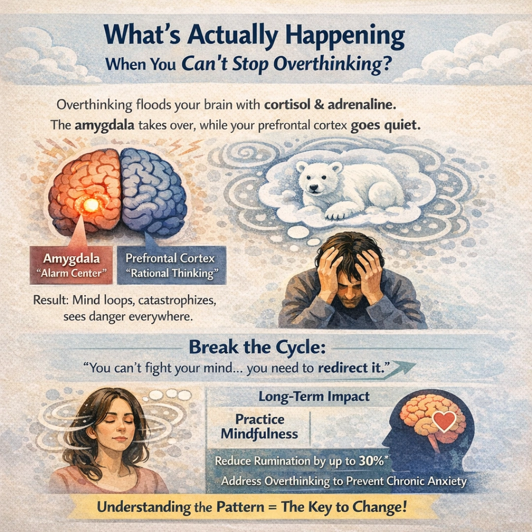 what's actually happening when you can't overthinking